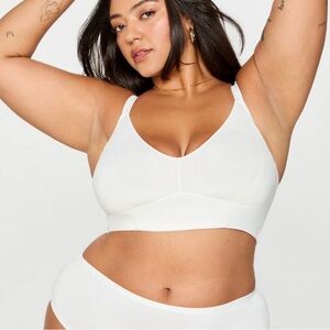 Yitty Collection Smoothed Reality Plunge Bra Ivory Size XXL/1X NWT IN PACKAGE